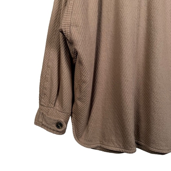 FREE PEOPLE Remi Oversized Corduroy Double Breasted Jacket in camel - Picture 8 of 14